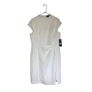 NWT Lauren Ralph Lauren Knitted Slit Dress *Slightly stained* Size 16